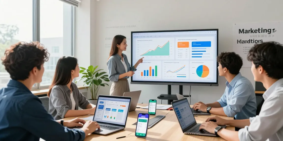Buy app installs with effective strategies in a dynamic office setting, showcasing app marketing success.