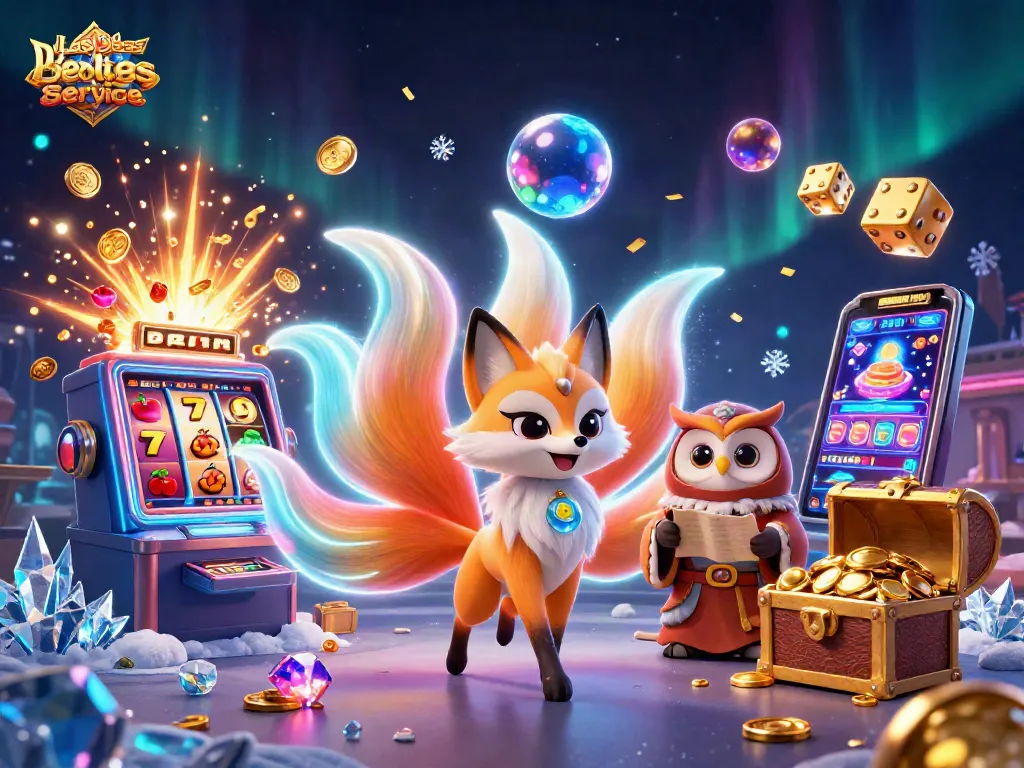Immerse in Las Vegas Bottle Service with a 3D spirit scene full of colors, delights, and casino magic.