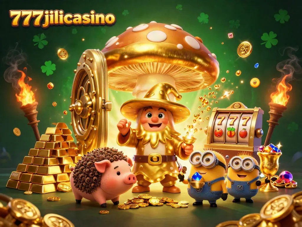 Experience the vibrant thrill of 777jilicasino with fantasy characters amidst dynamic slot action.