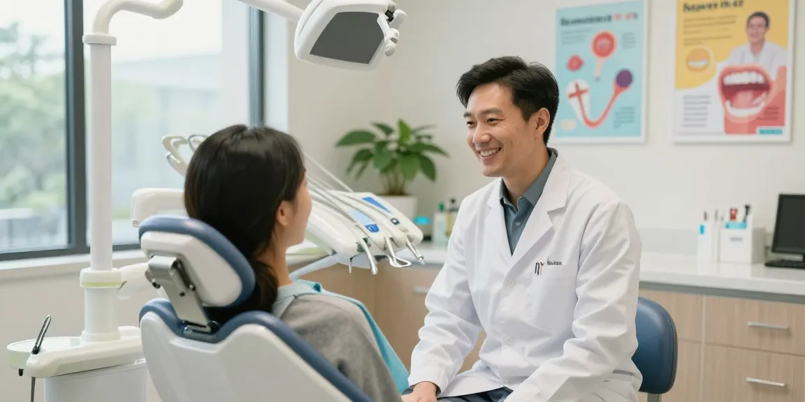 Welcoming dentist Mooresville NC providing personalized care to a new patient in a bright office