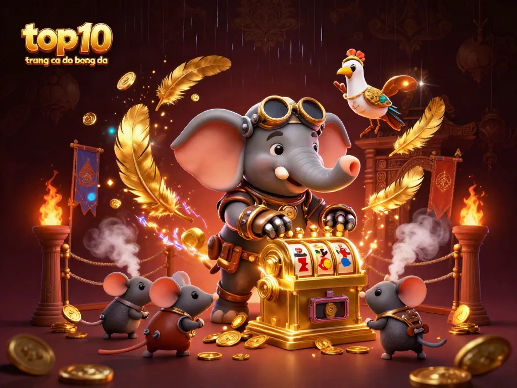 Các nhà cái cá độ bóng đá uy tín hàng đầu trong một bối cảnh hoành tráng với logo "top 10 trang cá độ bóng đá".