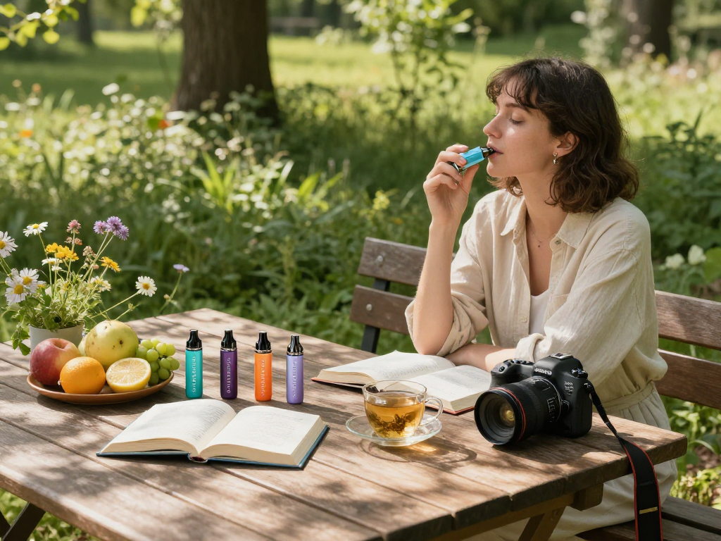 Experience the pure essence of wellness with packman thc vape during serene outdoor moments amidst nature's beauty.