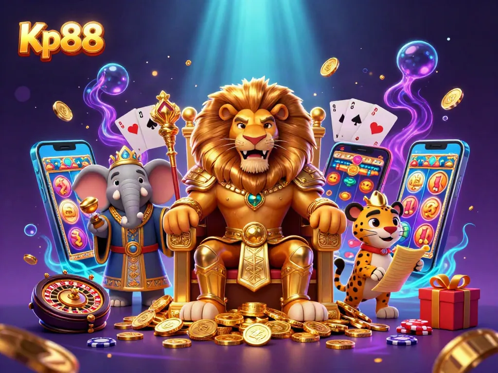 Kp88 unleashes thrilling gaming adventures with 3D casino characters and dynamic slot games.