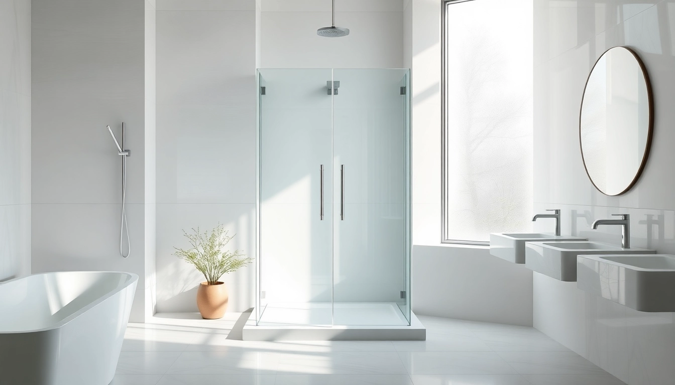 Experience elegant showers Australia in a luxurious bathroom with modern fixtures.