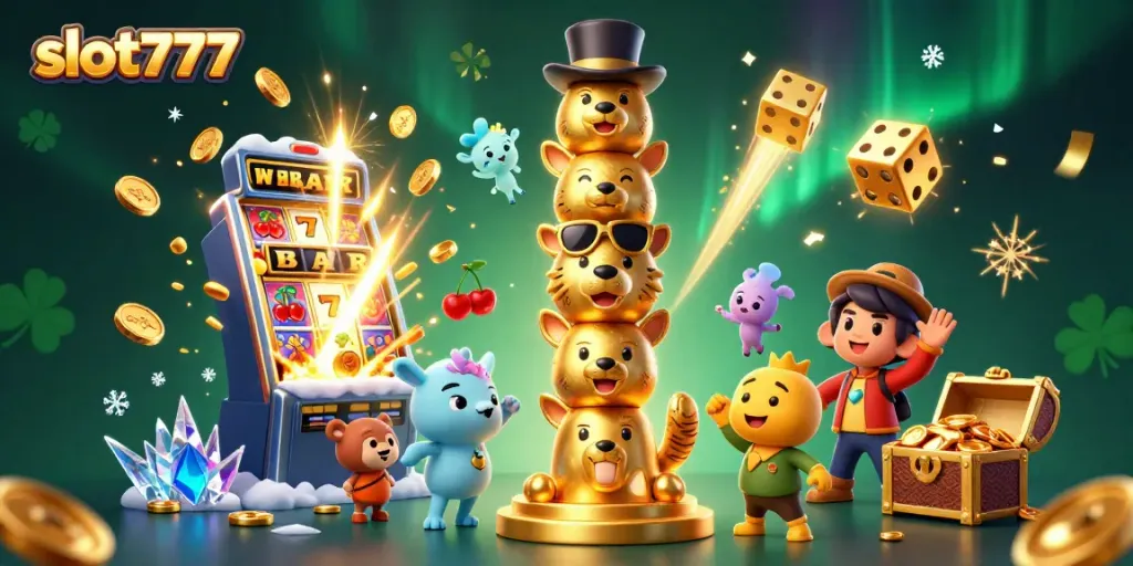 Rasakan keseruan jackpot di slot777 saat bermain dengan slot mesin 3D penuh warna dan efek yang menawan.