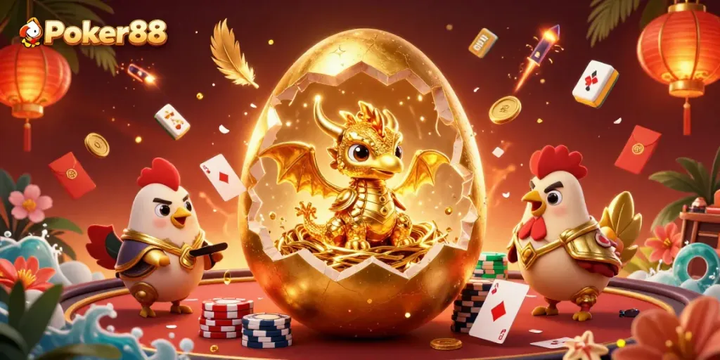 Play thrilling poker games at Poker88 with cinematic style featuring poker cards and chips.