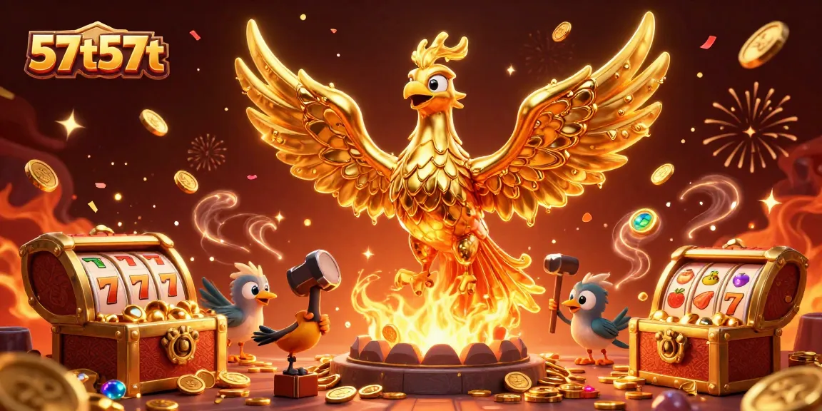 Experience thrilling wins at 57t57t with a molten phoenix and vibrant casino treasures.