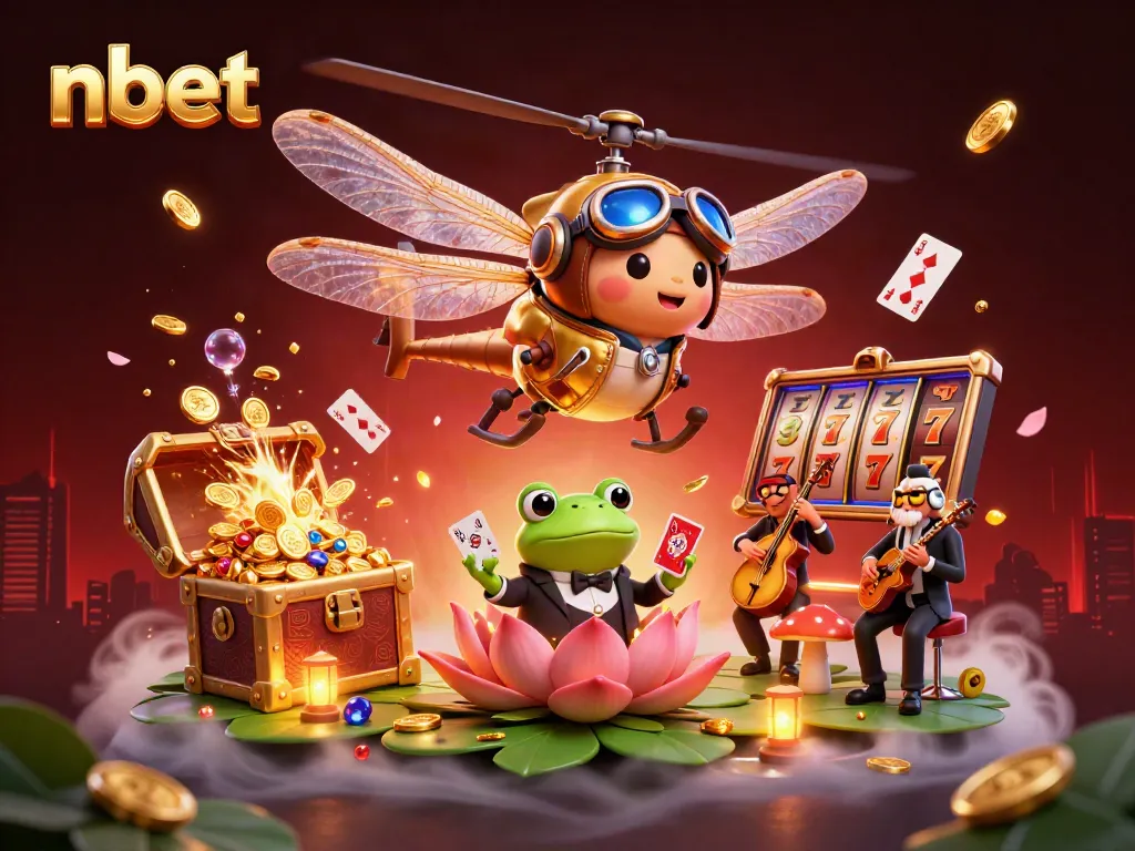 nbet brings thrilling casino action to life with dynamic 3D characters and vibrant gaming elements.