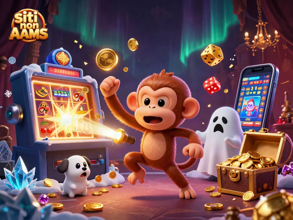 Slot machine esplodono in oro nei migliori siti non AAMS, con un cane cacciatore curioso che esplora.