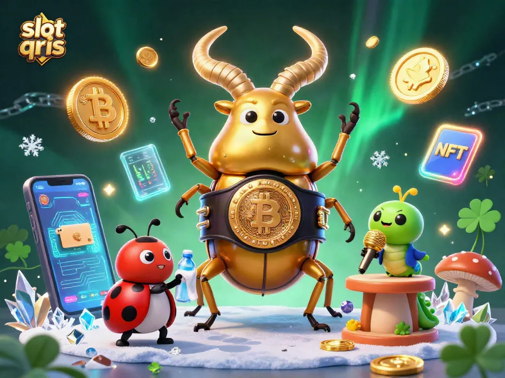 Engage with slot qris in a vibrant 3D cartoon scene showcasing thrilling gameplay dynamics.