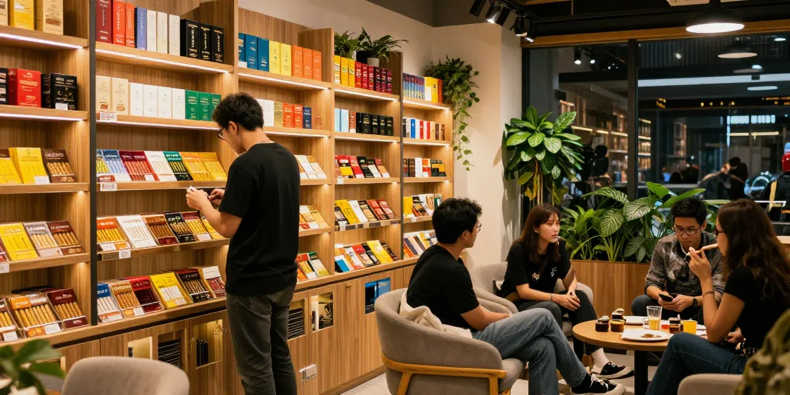 Experience rokok88 in a stylish smoke shop with premium tobacco products and a welcoming atmosphere.