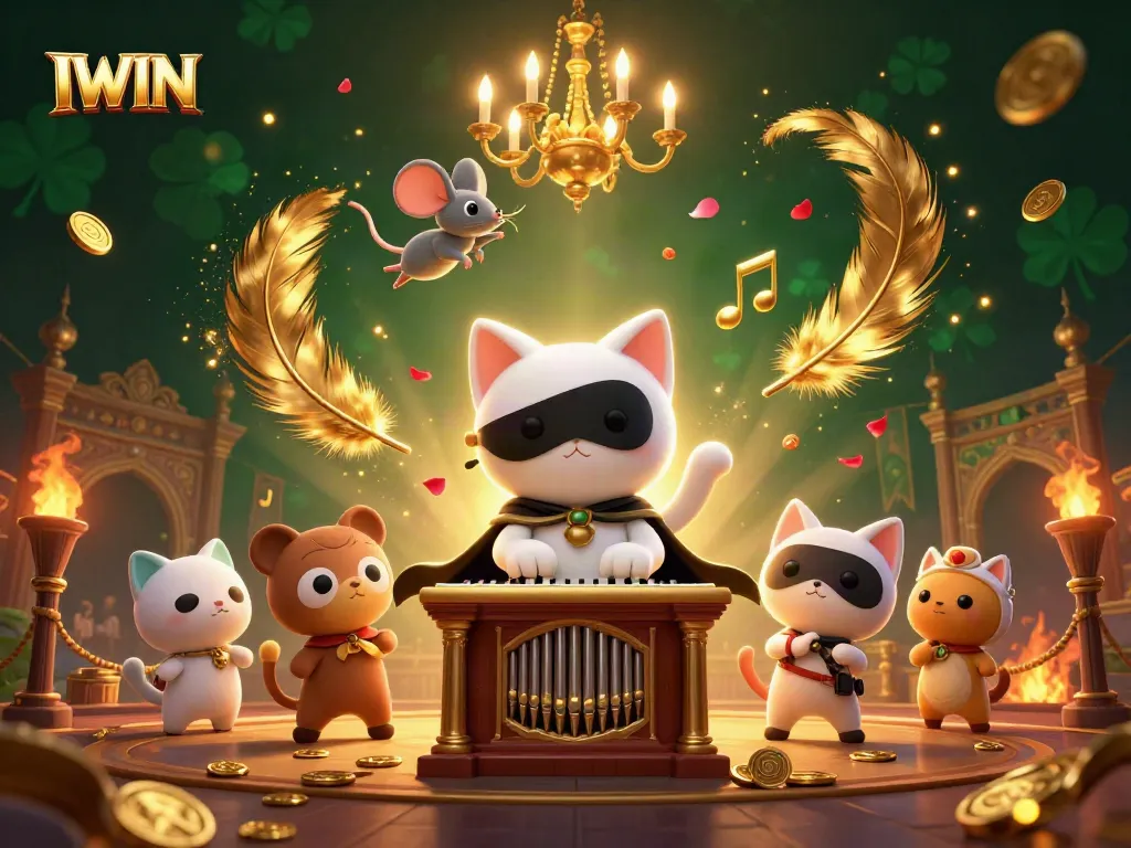 IWIN engages players with a vibrant casino scene, showcasing thrilling gaming elements and dynamic action.
