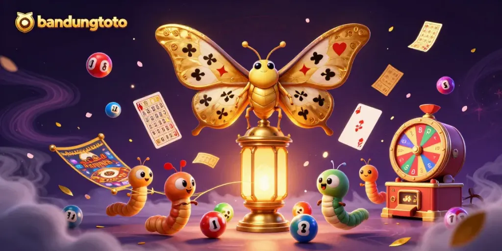 Engage with bandungtoto's vibrant casino scene featuring a colorful lottery theme.