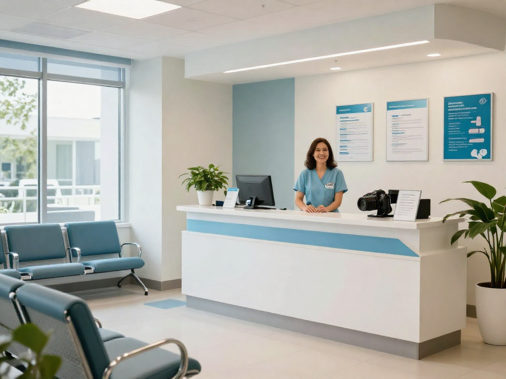 "slot7000 in a modern health clinic offering patient care and innovative medical services."