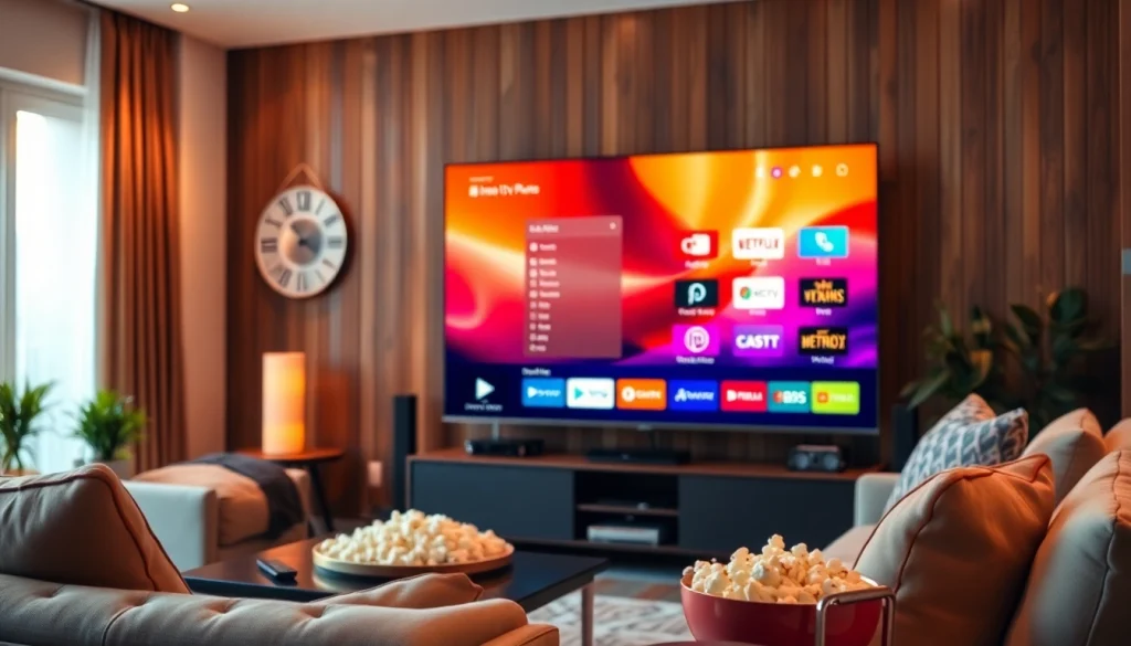 Enhance your viewing experience with iron tv pro in a modern home setup.