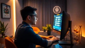 Menang togel online dengan fokus dalam suasana bermain yang energik dan modern.