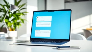 Exploring the chatgpt free alternative in a modern workspace with an AI chat interface.