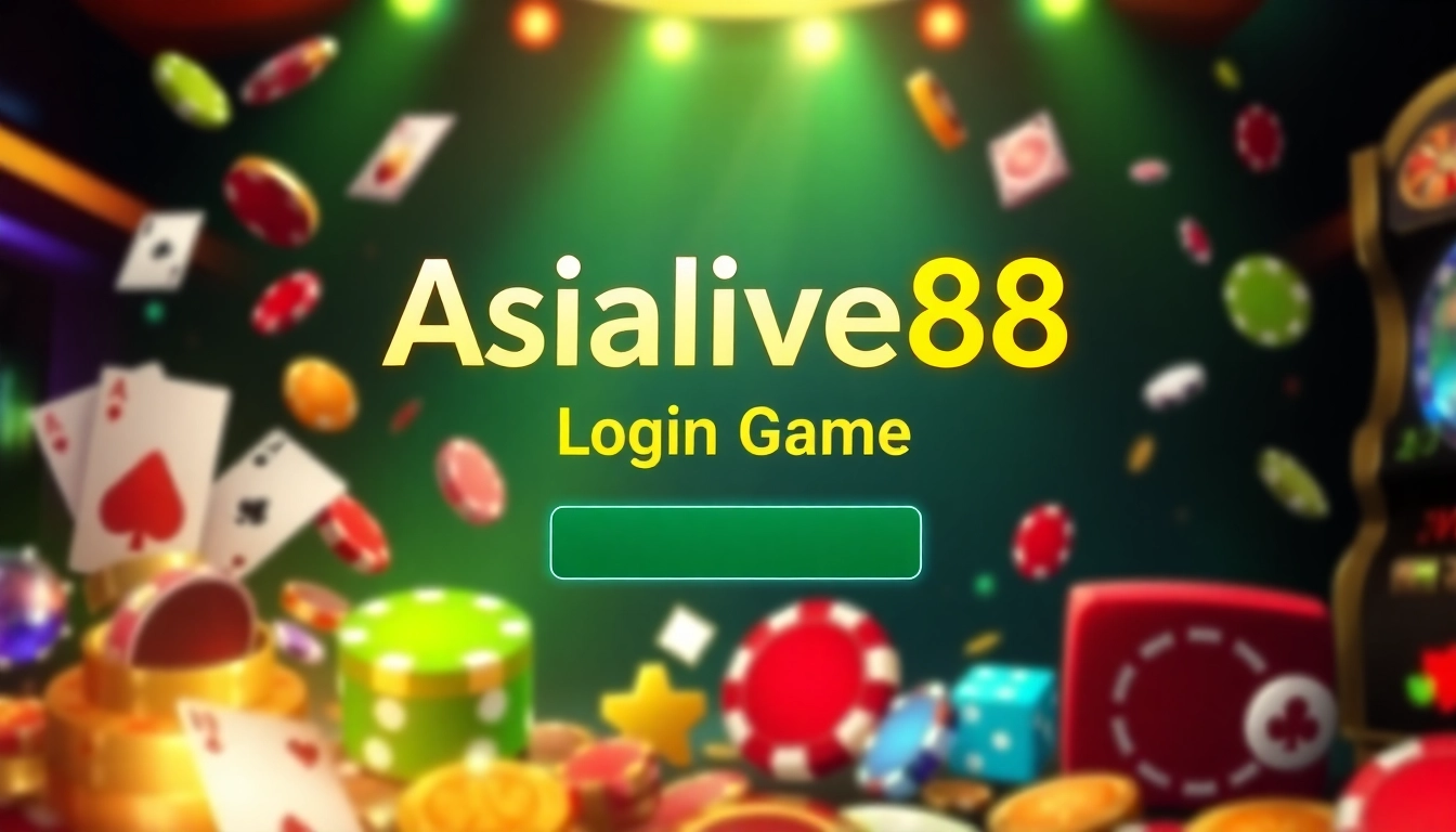 Akses Asialive88 Login game dengan tampilan antarmuka digital yang menarik dan penuh warna.