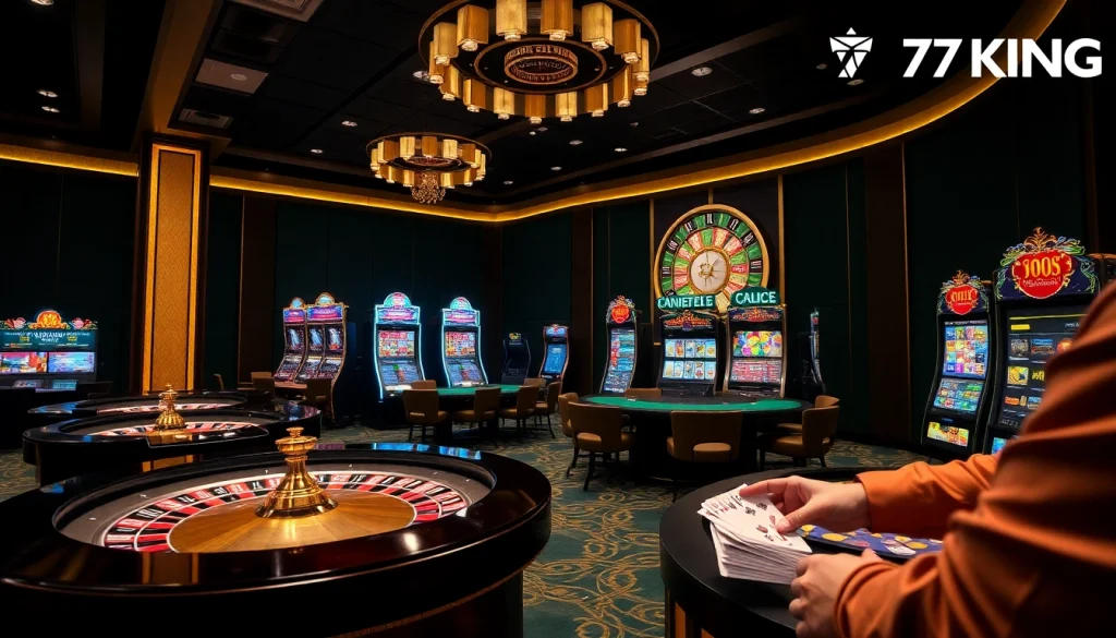 Experience thrilling gambling action at 79KING's vibrant online casino interface.