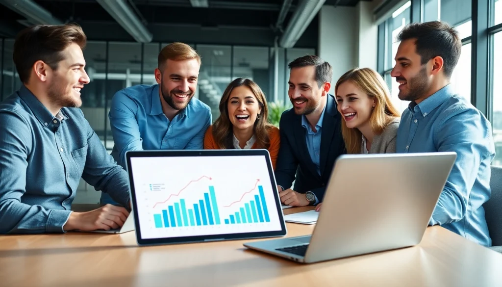 Boost your business with the expertise of an seo company fort myers, showcasing a dedicated team in action.