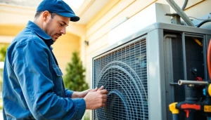 Skilled technician performing AC repair in Glendale, AZ, ensuring efficient air conditioning service.