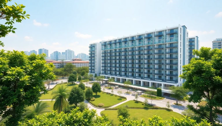 Showcasing the modern living environment of Tampines EC, a luxury executive condominium development.