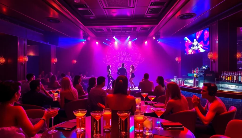 Club sxm vibrant nightlife at Club Noir with stunning dancers and lively atmosphere.