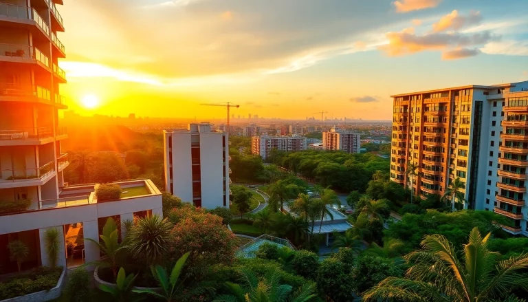 Explore the luxury of tampines st 95 ec in a stunning sunset view.
