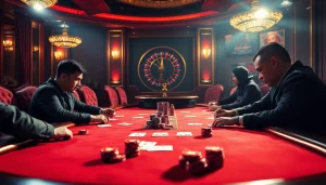 Experience intense poker action, reflecting the excitement of gambling with the theme "Nếu như vậy bám vào đây."