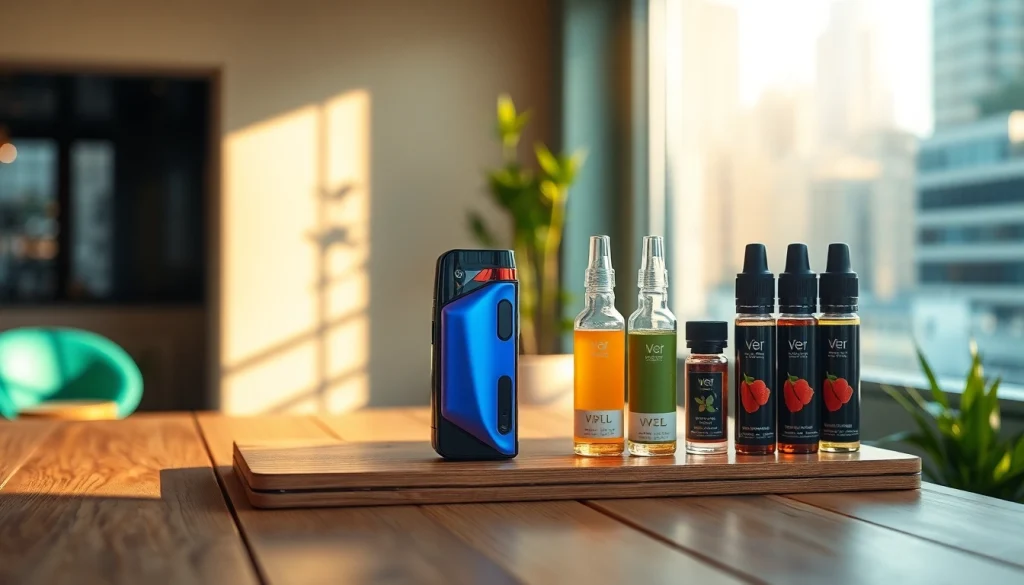 High-quality pod kit showcasing sleek design and vibrant colors for vaping enthusiasts.