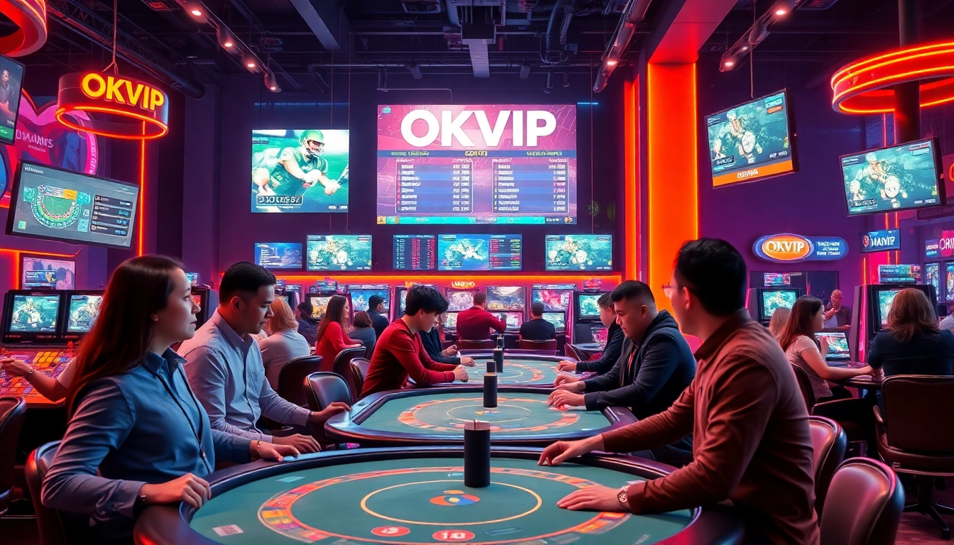 Dynamic online gambling experience at okvipwin.live with live games and betting excitement.