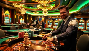 Experience luxury gambling at Tk88 with vibrant casino tables, exciting bets, and dynamic action.