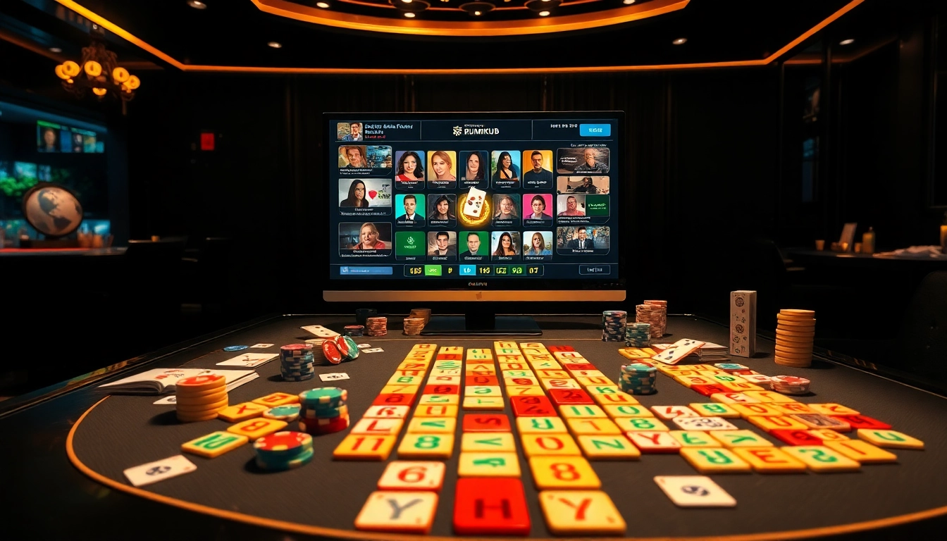 Play רמיקוב אונליין with vibrant tiles and an engaging interface in a luxurious setting.