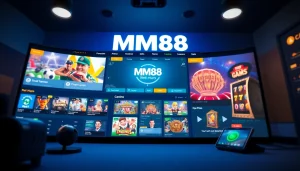 Explore the MM88 online betting platform at https://mm88.center/ featuring a vibrant interface with diverse gaming options.