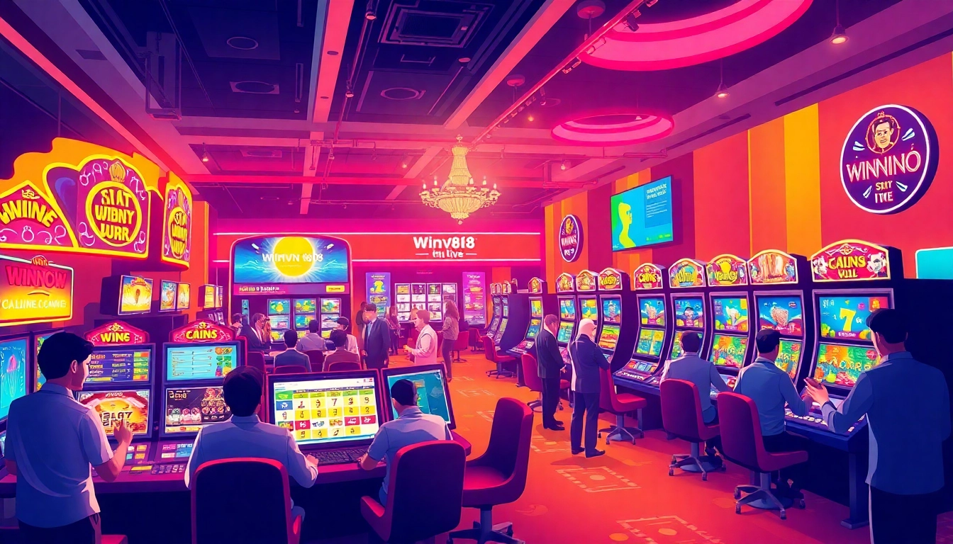Experience immersive online gambling at winvn88.live with vibrant casino games.