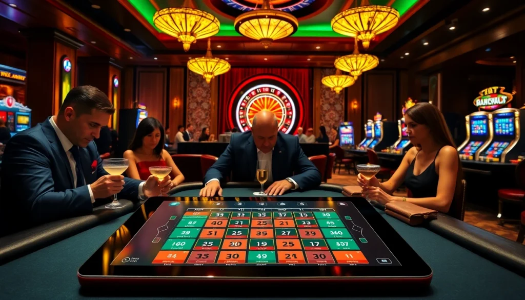 Trải nghiệm lối chơi đầy kịch tính tại https://luck8.com với cảnh casino sang trọng giới thiệu poker, roulette và máy đánh bạc.