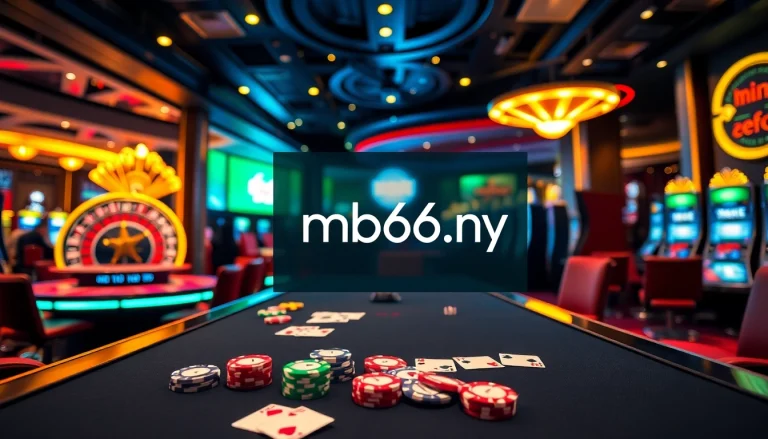 Experience the excitement of gambling at mb66.nyc with vibrant casino tables and dynamic gameplay.