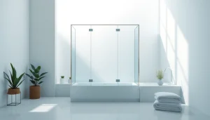 Erleben Sie die sonni Duschkabine 80x80 in einem modernen Badezimmer-Design mit eleganten Linien.