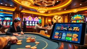 Experience the excitement of 7C77 casino with engaging gameplay and vibrant gambling visuals.