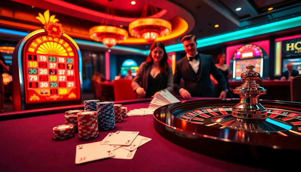 Engage in high-stakes gambling with MMOO-themed casino excitement and vibrant atmosphere.
