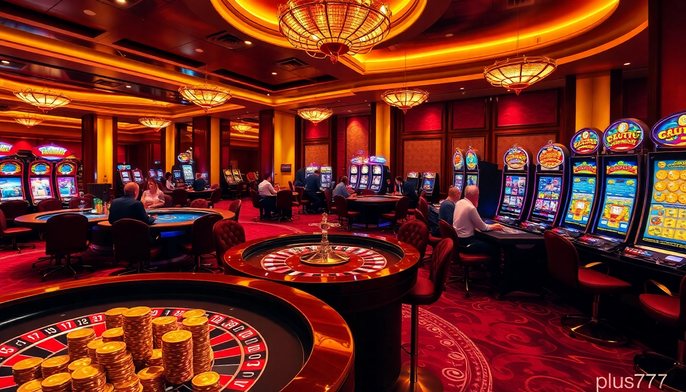 Experience thrilling action at plus777, with vibrant casino tables and engaging gameplay.