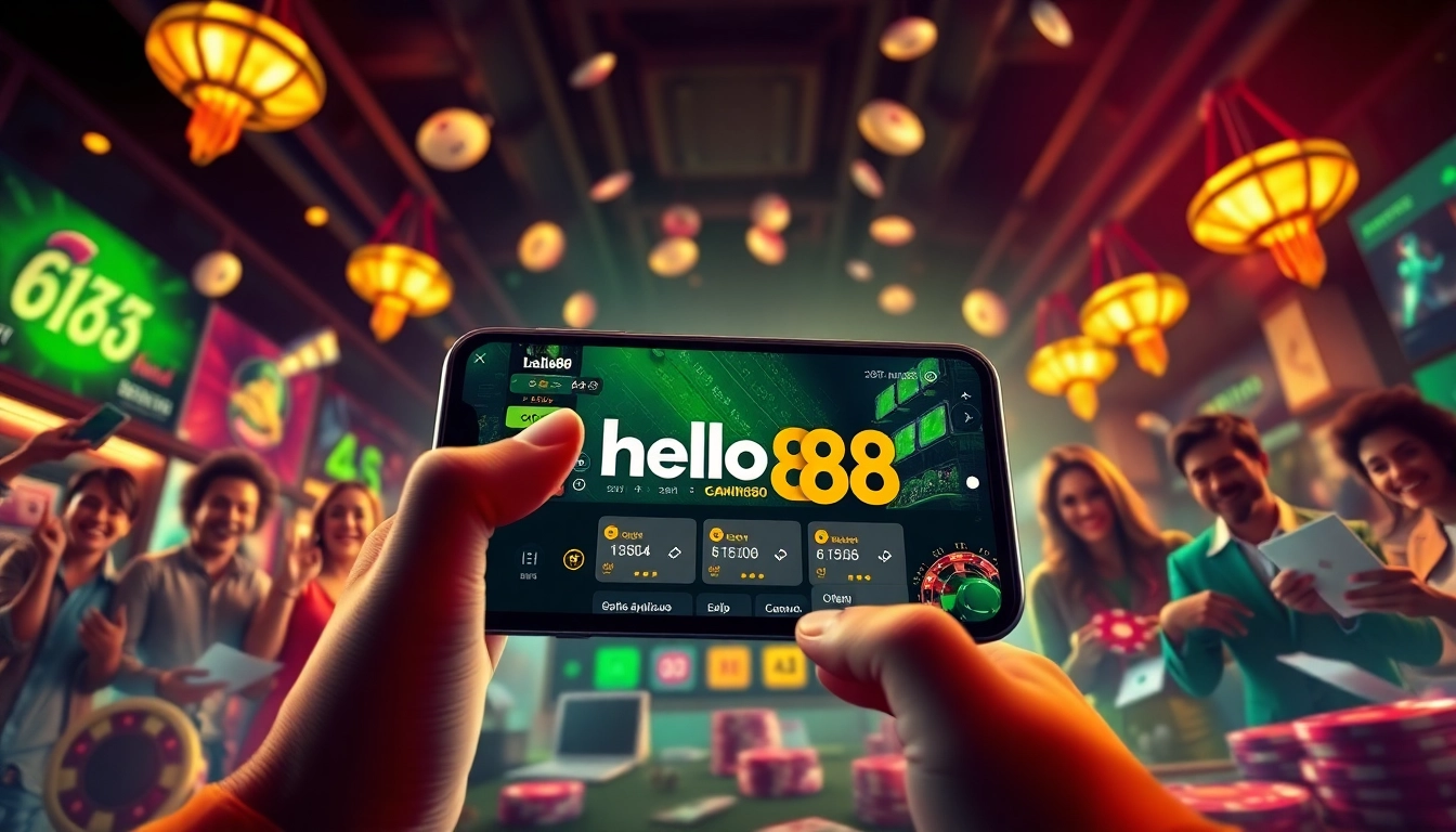 Discover the exciting online gambling experience at hello88win.live, filled with vibrant visuals and engaging users.