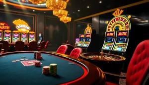 Experience thrilling moments at MM88 casino with vibrant gaming elements and excitement.