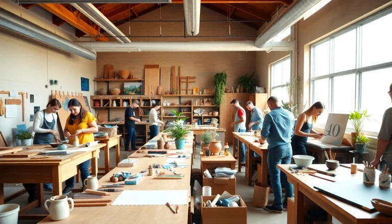 Engaged learners in craft training Colorado enhancing their creative skills with hands-on experience.