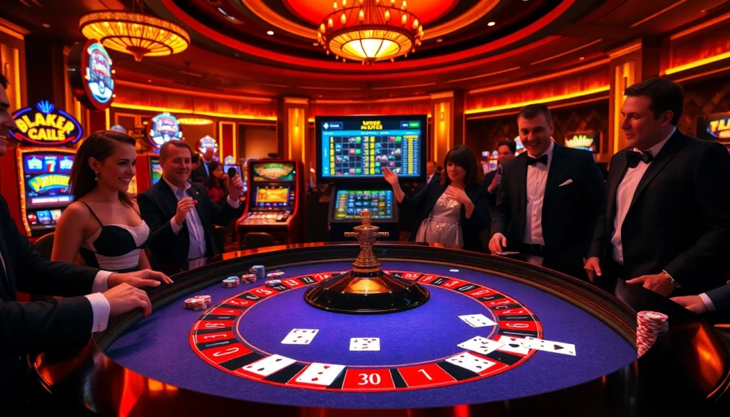 The hidden wiki reveals strategic insights at a bustling casino table filled with poker chips and cards.