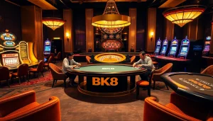 Experience the thrill of BK8 casino gaming with excitement at the poker table.
