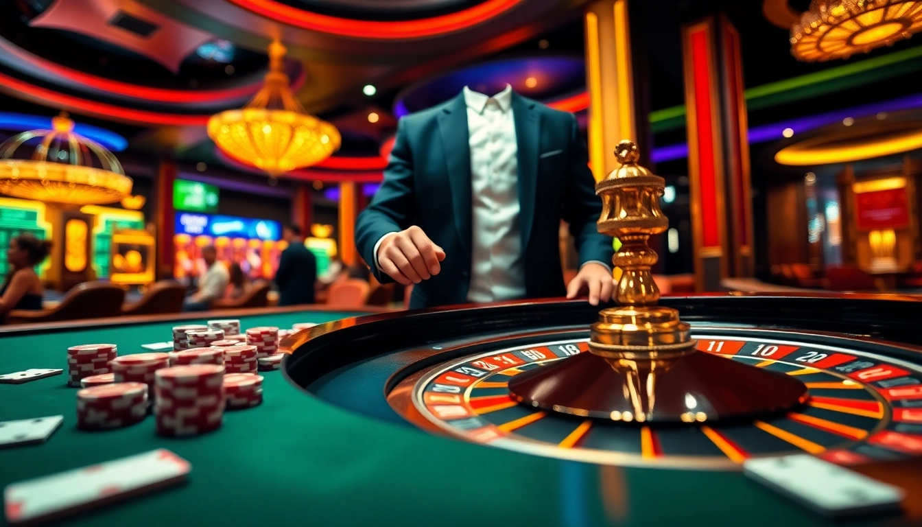 Experience thrilling bets at hay.win with a professional dealer spinning the roulette wheel.