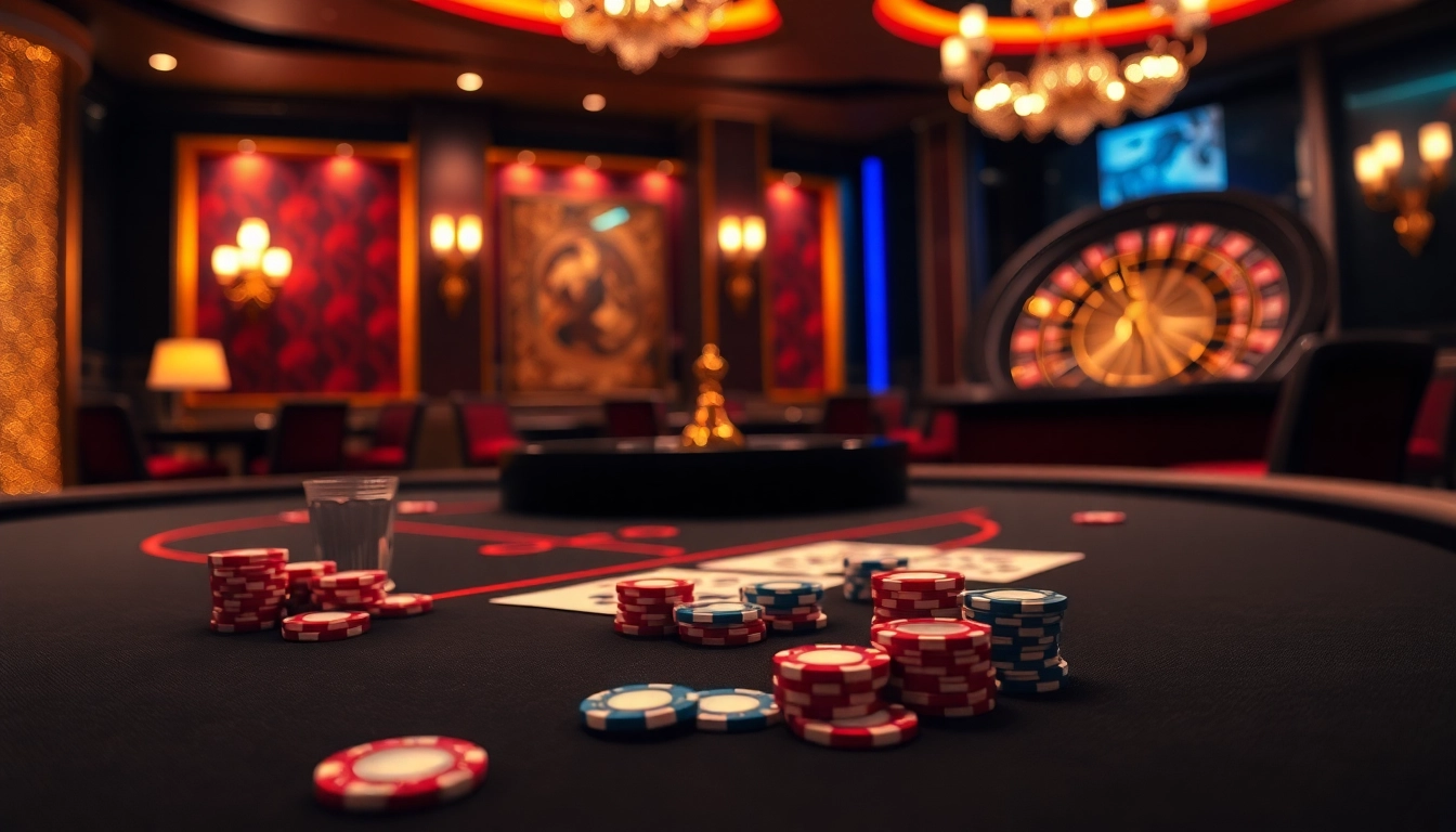 Vivez l’excitation du meilleur casino en ligne à une table de poker dynamique avec des éléments de jeu classiques.