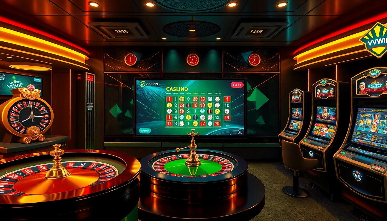 Experience the thrill of vvvwin with a vibrant online casino interface showcasing exciting games.