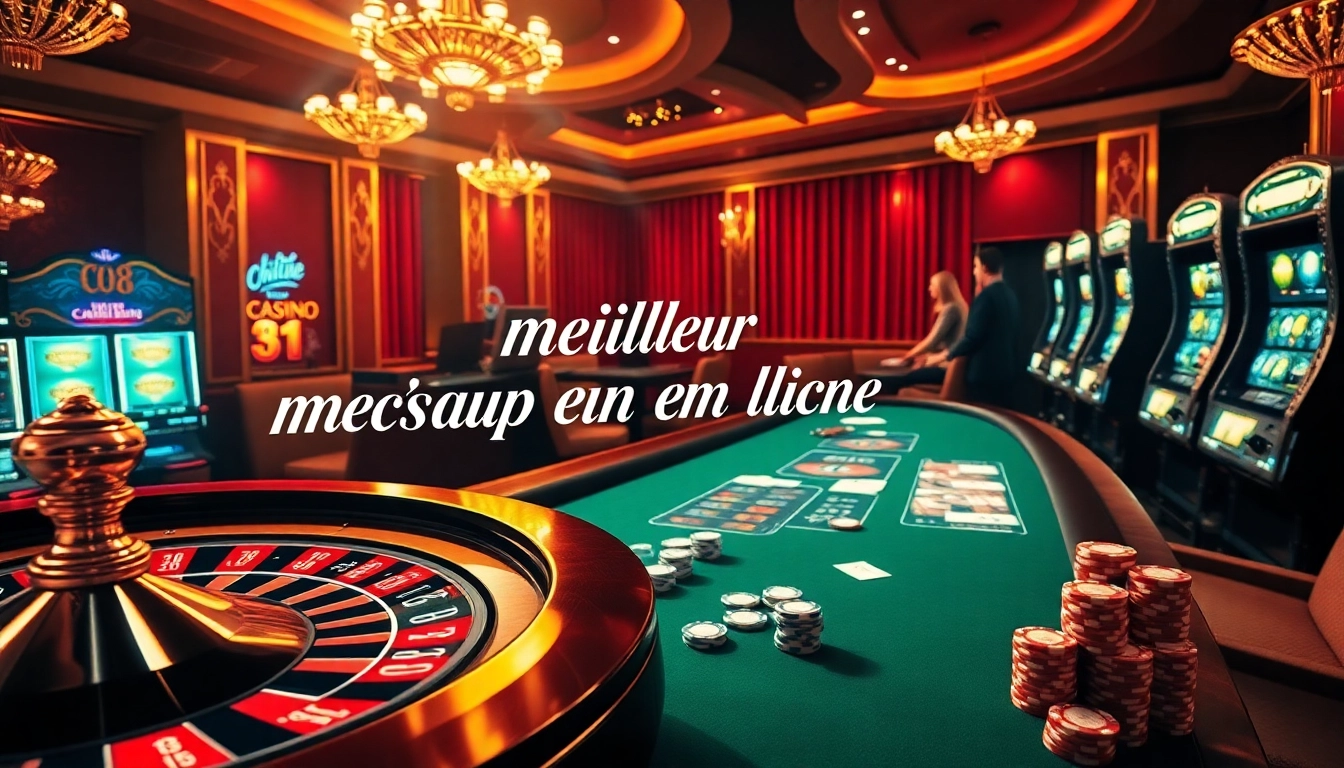 Vivez un jeu palpitant au meilleur casino en ligne avec des tables vibrantes, des jetons et de l'excitation.